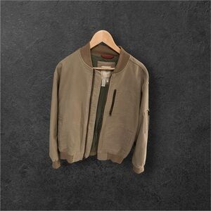 Men's Tan Bomber Jacket